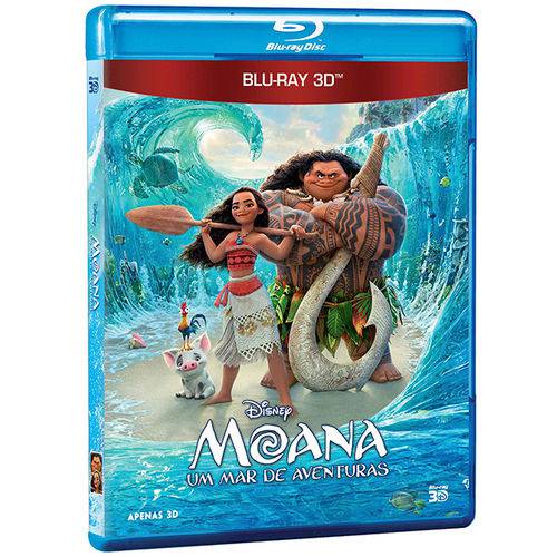 Blu-ray 3d - Moana: um Mar de Aventuras