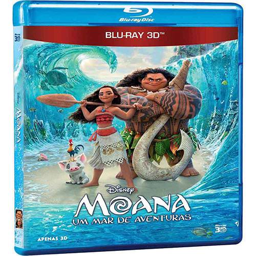 Blu-ray 3D Moana - um Mar de Aventuras