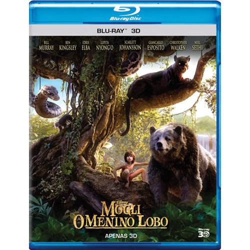 Blu-Ray 3D Mogli - o Menino Lobo