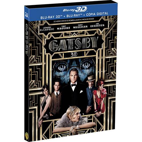 Blu-Ray 3D - o Grande Gatsby (Blu-Ray 3D + Blu-Ray + Cópia Digital)