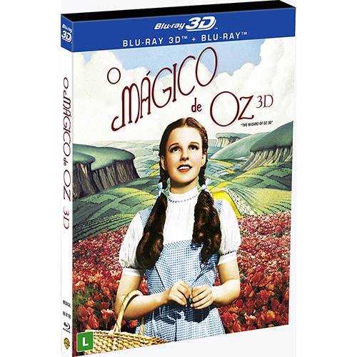 Blu-Ray 3D - o Mágico de Oz (Blu-Ray 3D + Blu-Ray)