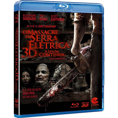 Blu-Ray 3D - o Massacre da Serra Elétrica - a Lenda Continua (Blu-Ray + Blu-Ray 3D)