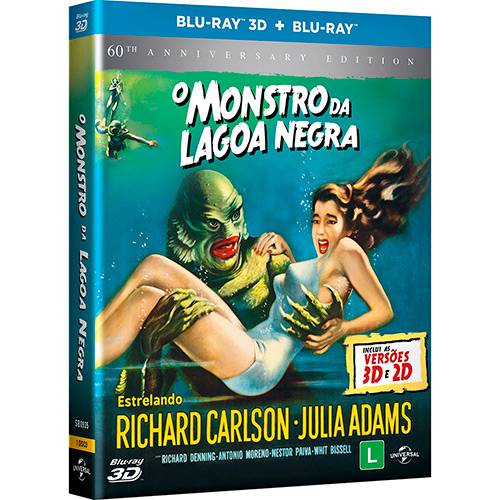 Blu-ray 3D - o Monstro da Lagoa Negra