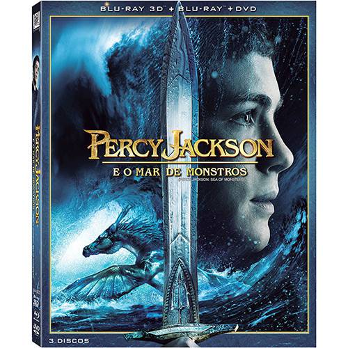 Blu-Ray 3D - Percy Jackson e o Mar de Monstros (Blu-Ray 3D + Blu-Ray + DVD)