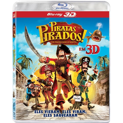 Blu-Ray 3D Piratas Pirados!