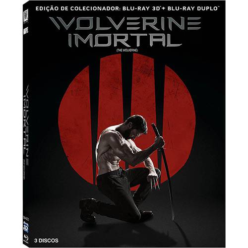 Blu-ray 3D Wolverine Imortal + Blu-ray Duplo