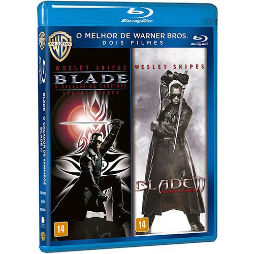 Blu-Ray - Dose Dupla - Blade - o Caçador de Vampiros + Blade 2 (Duplo)