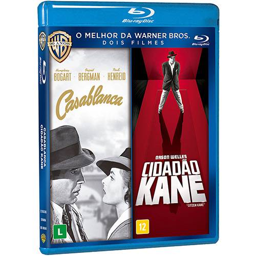 Blu-Ray - Dose Dupla - Casablanca + Cidadão Kane (Duplo)