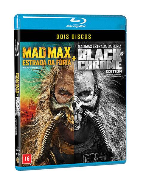 Blu-Ray Duplo - Mad Max: Estrada da Fúria - Black Chrome Edition