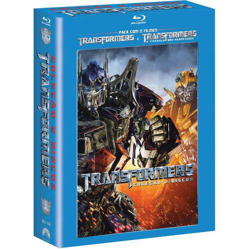 Blu-ray Duplo - Transformers + Transformers: e a Vingança dos Derrotados