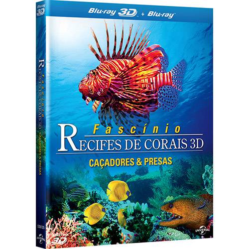 Blu-ray Fascinação - Recifes de Coral: Caçadores e Presas (Blu-ray 3D+Blu-ray )