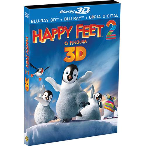 Blu-ray Happy Feet 2 - o Pingüim (Blu-ray 3D + Cópia Digital)