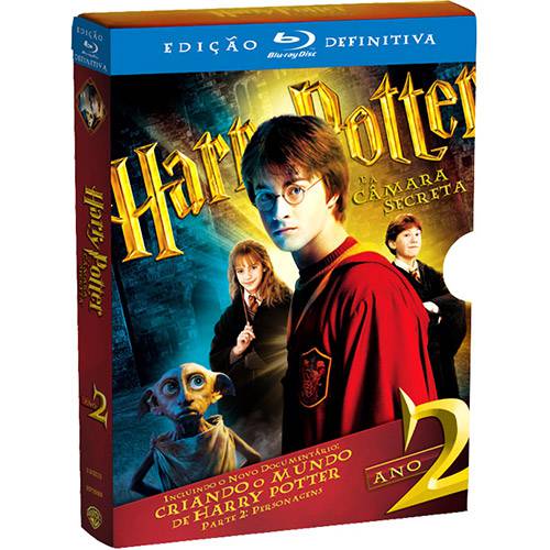 Blu-ray Harry Potter e a Camara Secreta - Edição Definitiva (3 Discos)