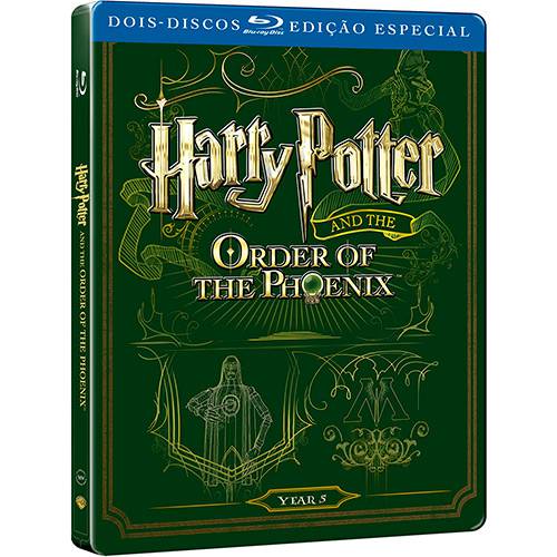 Blu-Ray Harry Pottere a Ordem da Fenix - Edição em Steelbook