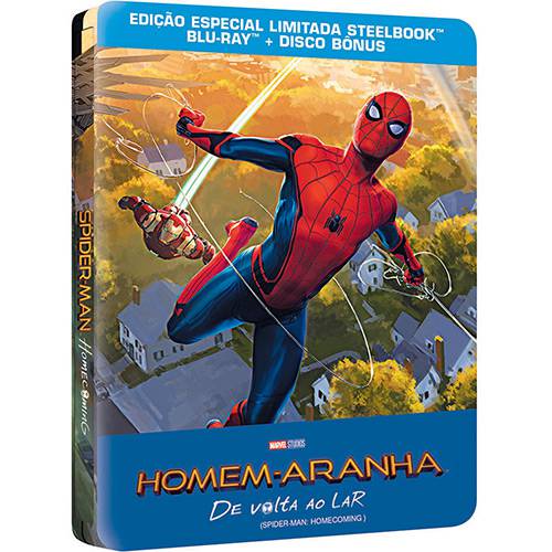 Blu-Ray - Homem Aranha: de Volta ao Lar - (Edição Especial Limitada Steelbook)