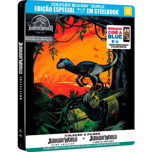 Blu-ray - Jurassic World - Coleção Completa (Steelbook)
