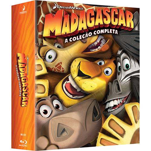 Blu-ray Madagascar - a Coleção Completa (3 Discos)