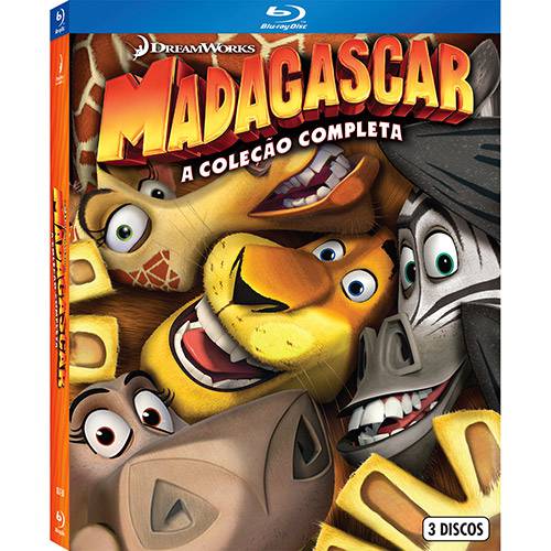 Blu-ray - Madagascar: a Coleção Completa