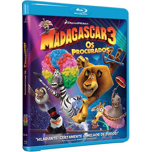 Blu-ray Madagascar 3 - os Procurados