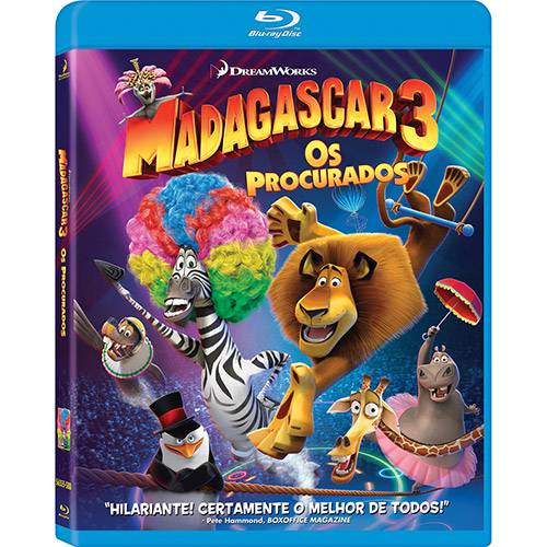 Blu-ray - Madagascar 3: os Procurados