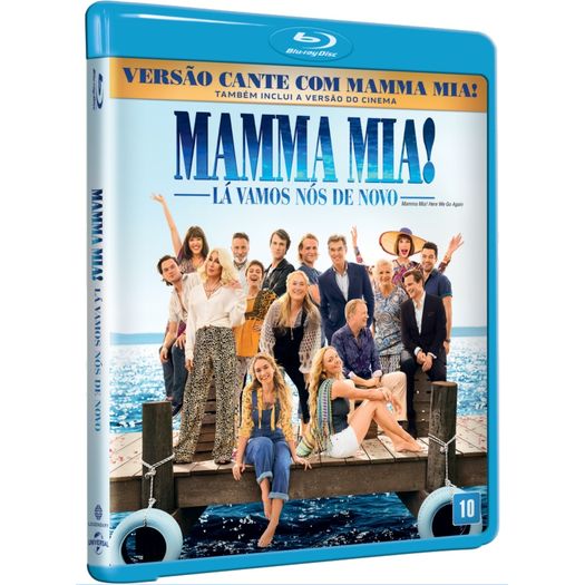 Blu-Ray Mamma Mia: Lá Vamos Nós de Novo!