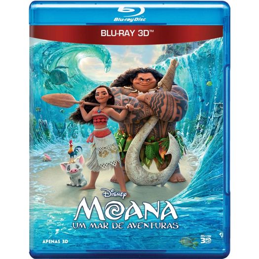 Blu-Ray Moana - um Mar de Aventuras 3d