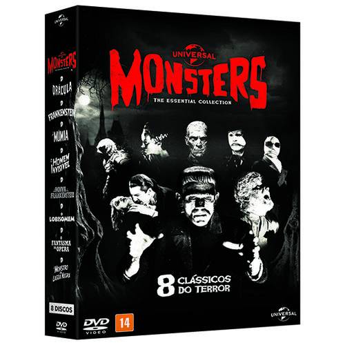 DVD - Monsters - The Essential Collection - Clássicos do Terror (8 Discos)