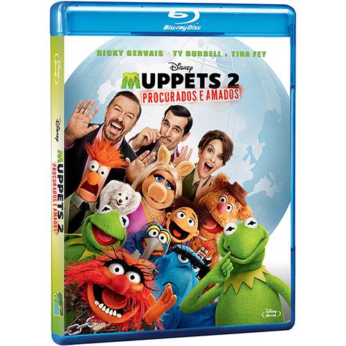 Blu-ray - Muppets 2: Procurados e Amados