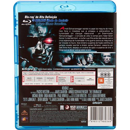 Blu-Ray o Exterminador do Futuro