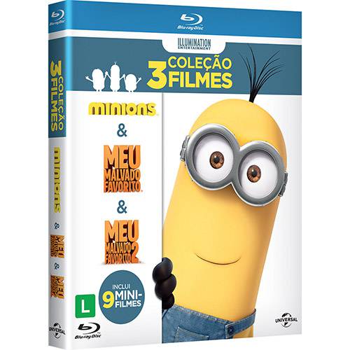 Blu-Ray - os Minions: a Coleção