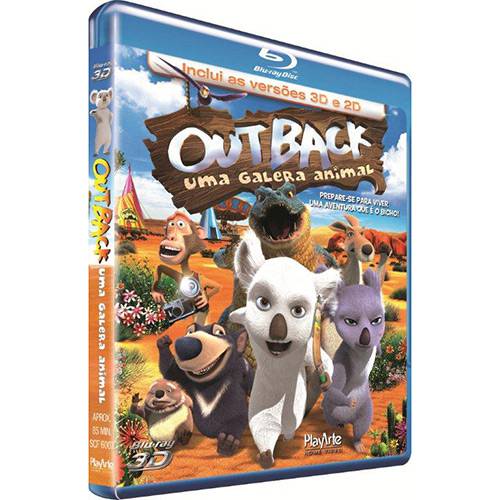 Blu-ray Outback - uma Galera Animal 3D + 2D