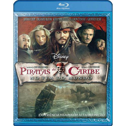 Blu-Ray Piratas do Caribe 3 - no Fim do Mundo