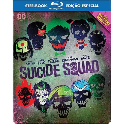 Blu-ray Steelbook Esquadrão Suicida