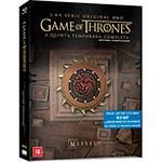Blu-Ray Steelbook Game Of Thrones - 5ª Temporada Completa + Brasão Magnético Colecionável