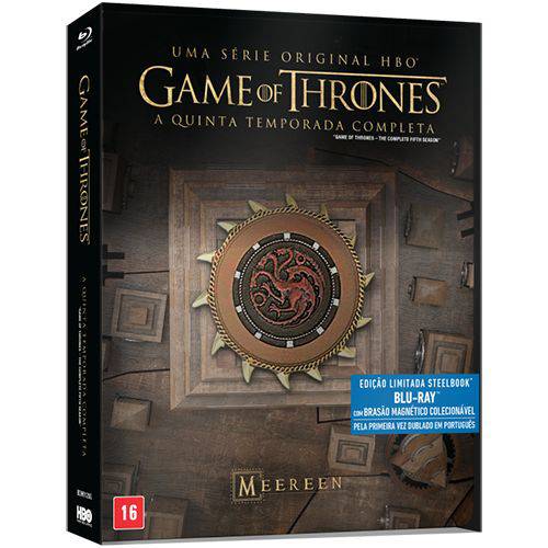 Blu-ray Steelbox - Game Of Thrones - 5ª Temporada - Edição Limitada