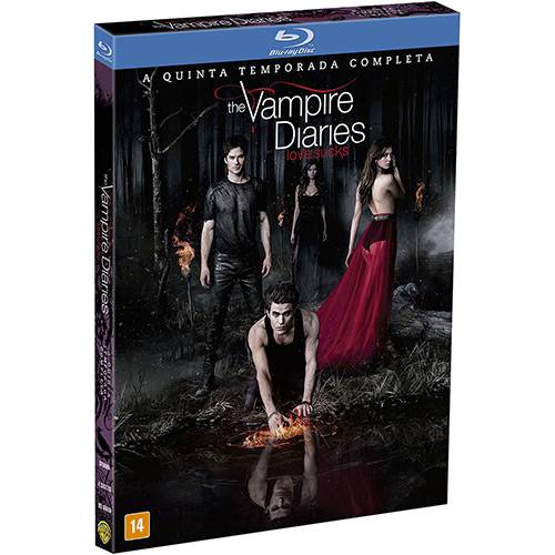 Blu-ray - The Vampire Diares: Love Sucks - 5ª Temporada Completa (5 Discos)