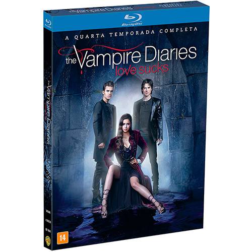 Blu-ray - The Vampire Diaries: Love Sucks - 4ª Temporada (4 Discos)