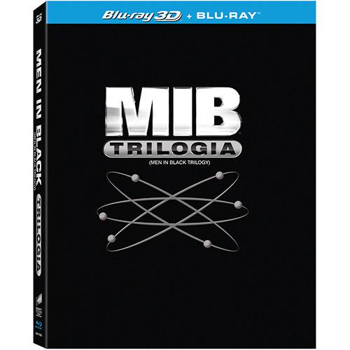 Blu-ray Trilogia MIB: Blu-ray MIB I + Blu-ray MIB II + Blu-ray e Blu-ray 3D MIB III (4 Discos)
