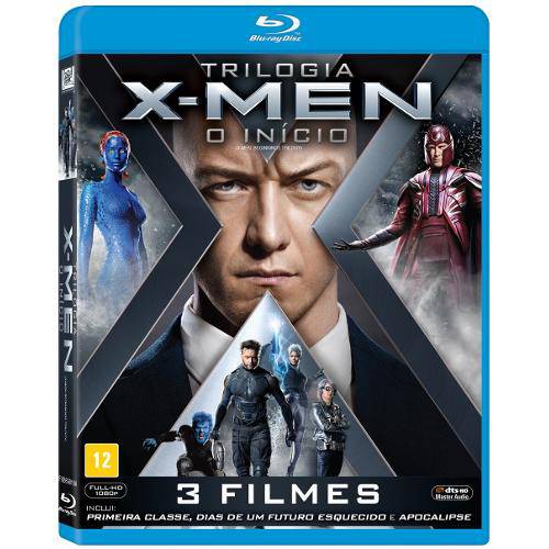 Blu-Ray Trilogia X-Men - o Início (3 Bds)