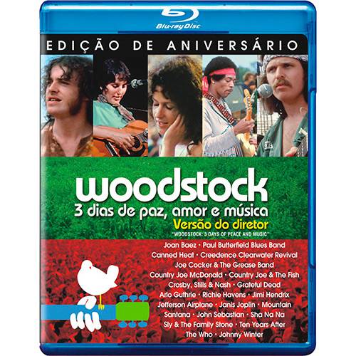 Blu-Ray Woodstock - 3 Dias de Paz, Amor e Música