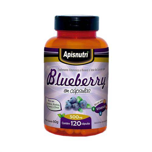 Blueberry 500mg com 120 Cápsulas