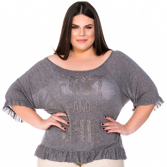 Blusa Ampla Fast And Chic Plus Size P