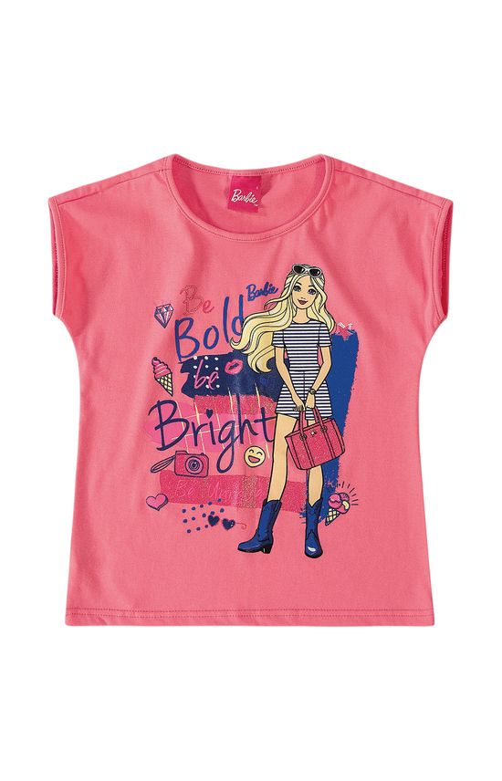 Blusa Barbie® Menina Malwee Kids Rosa Claro - 6