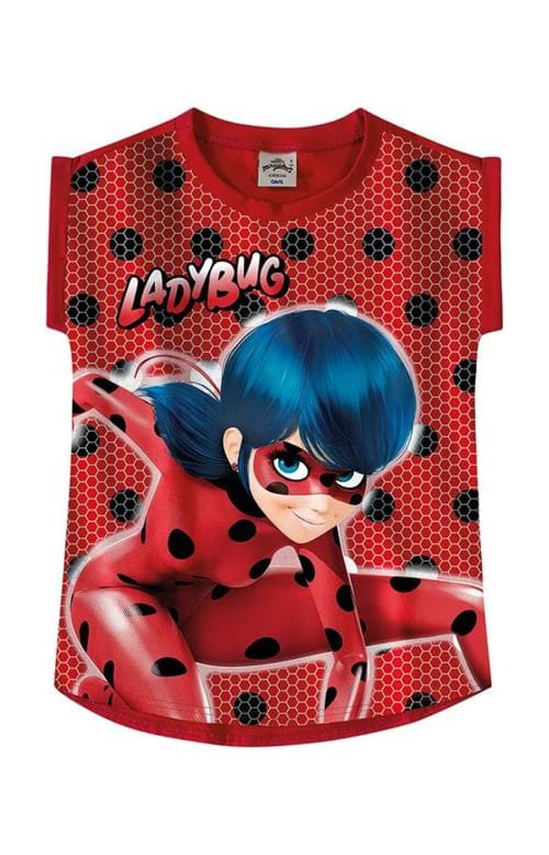 Blusa Ladybug® Menina Malwee Kids Vermelho - 10