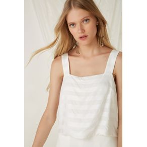Blusa Listras Branco/Branco - 38