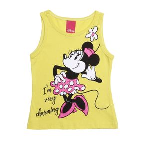 Blusa Regata Disney Infantil para Menina - Amarelo 2