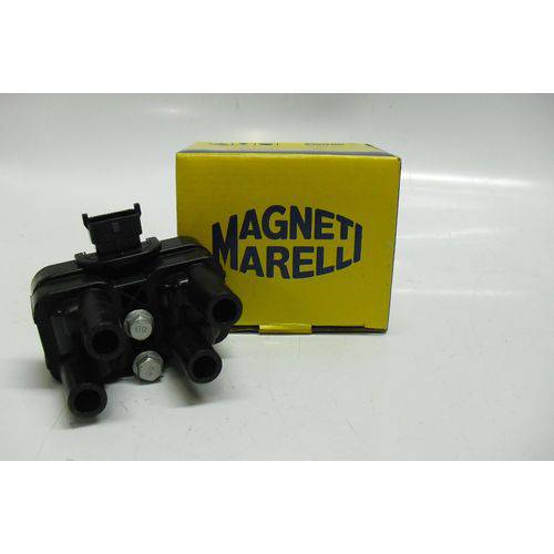 Bobina de Ignição Automotiva Magneti Marelli para Carro Mobi Palio Uno - Bi0058mm