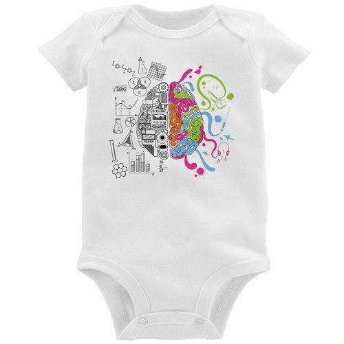 Body Bebê Cérebro Analítico e Criativo - Foca na Moda