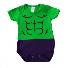 Body Bebê Incrivel Hulk Manga Curta |Doremi Bebê