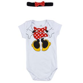 Body Disney Infantil para Bebê Menina - Branco G